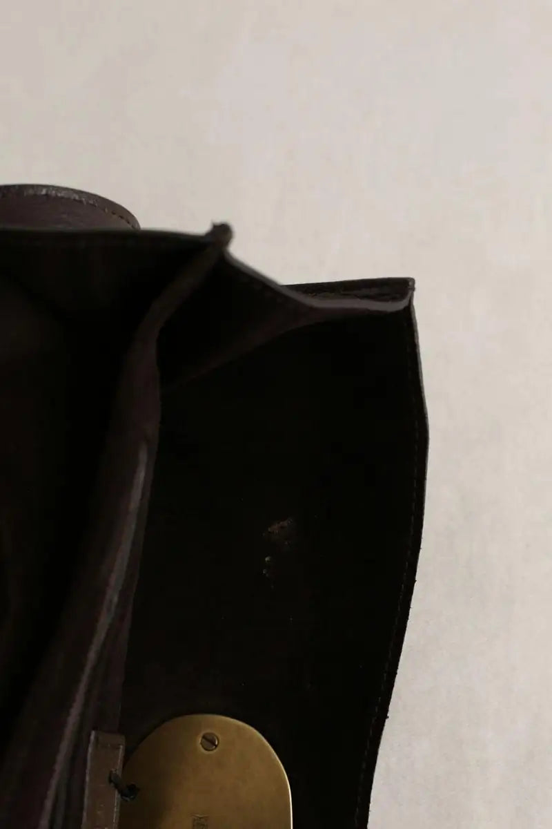 Sac porté épaule Yves Saint Laurent Marron en Cuir
