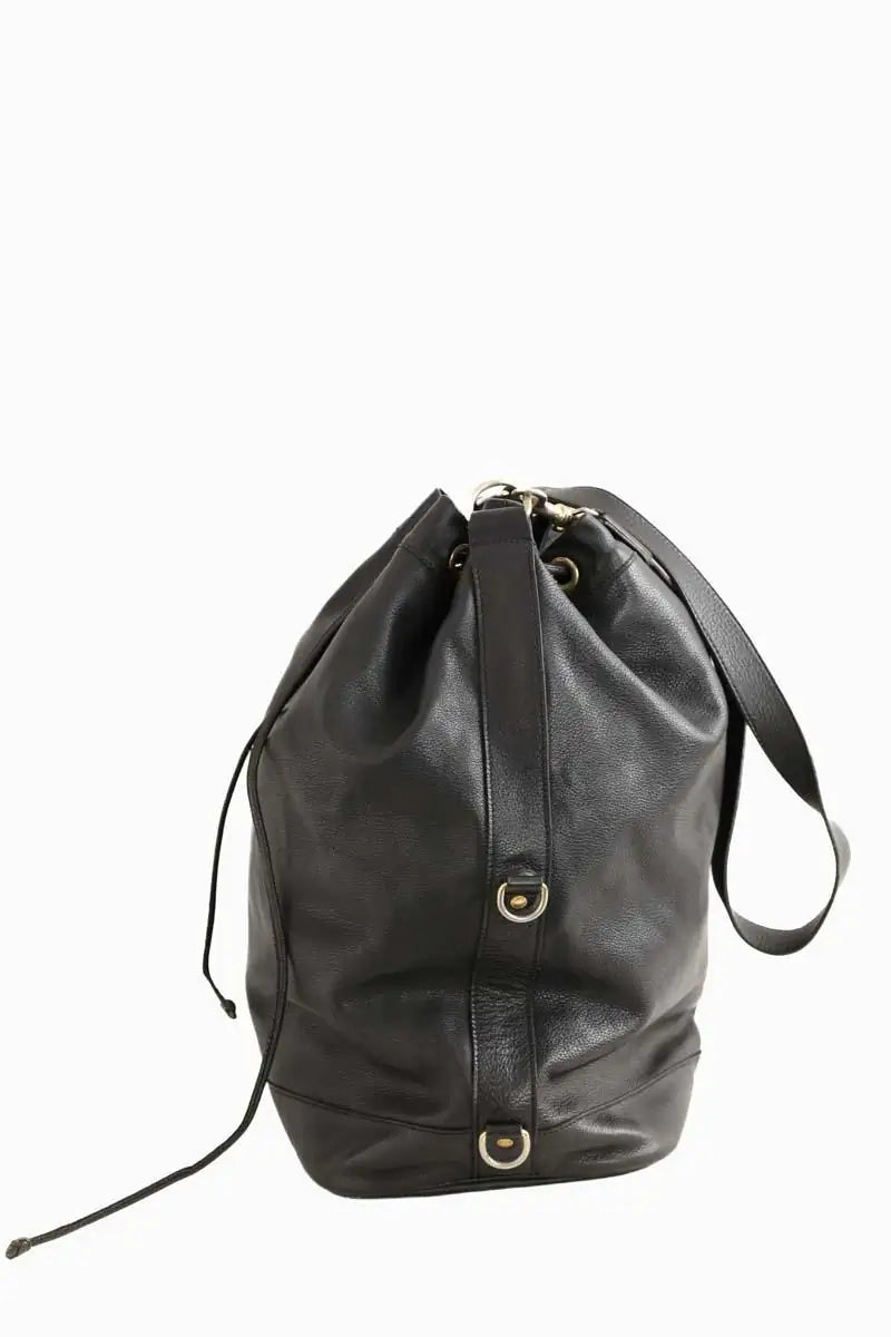 Sac seau Longchamp Noir en Cuir