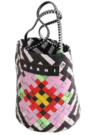 Sac Seau Marni Multicolore en Osier - Seconde Main