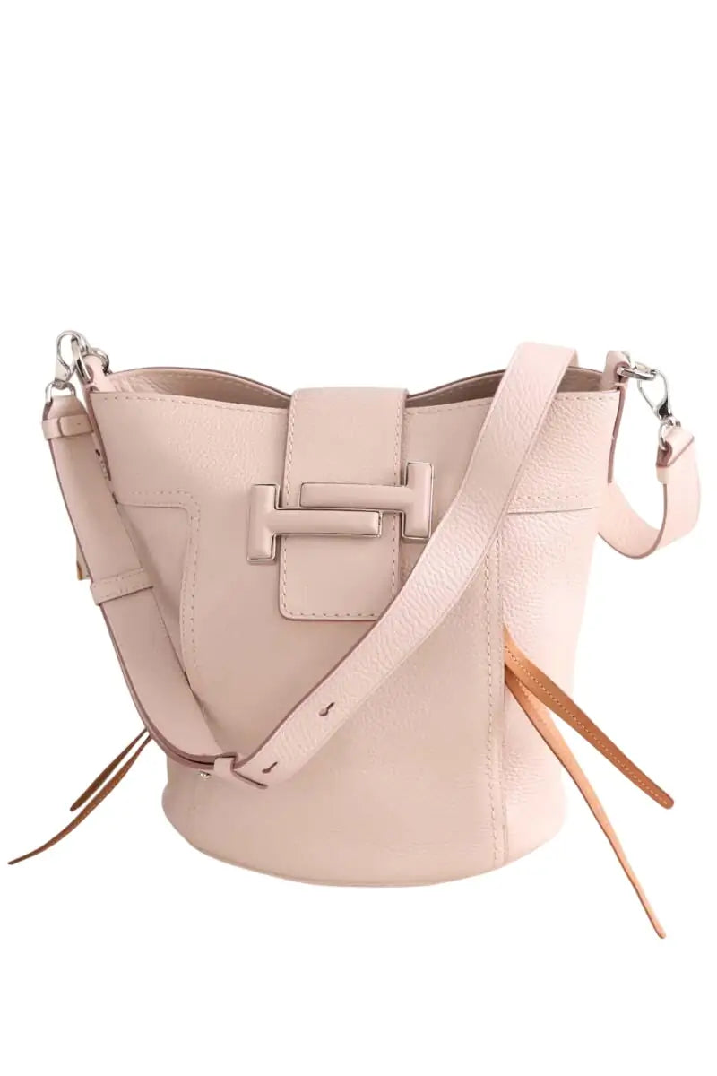Sac Seau Tod's Double T  Beige en Cuir - Seconde Main