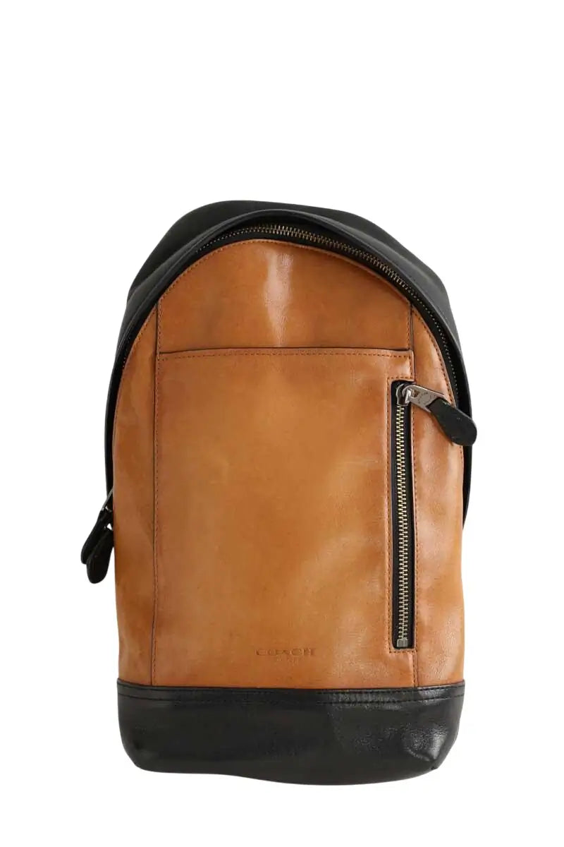 Sacoche Coach Marron en Cuir - Seconde Main