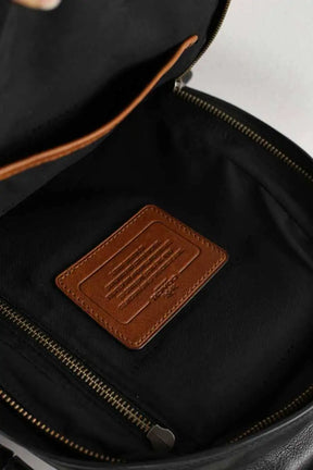 Sacoche Coach Marron en Cuir