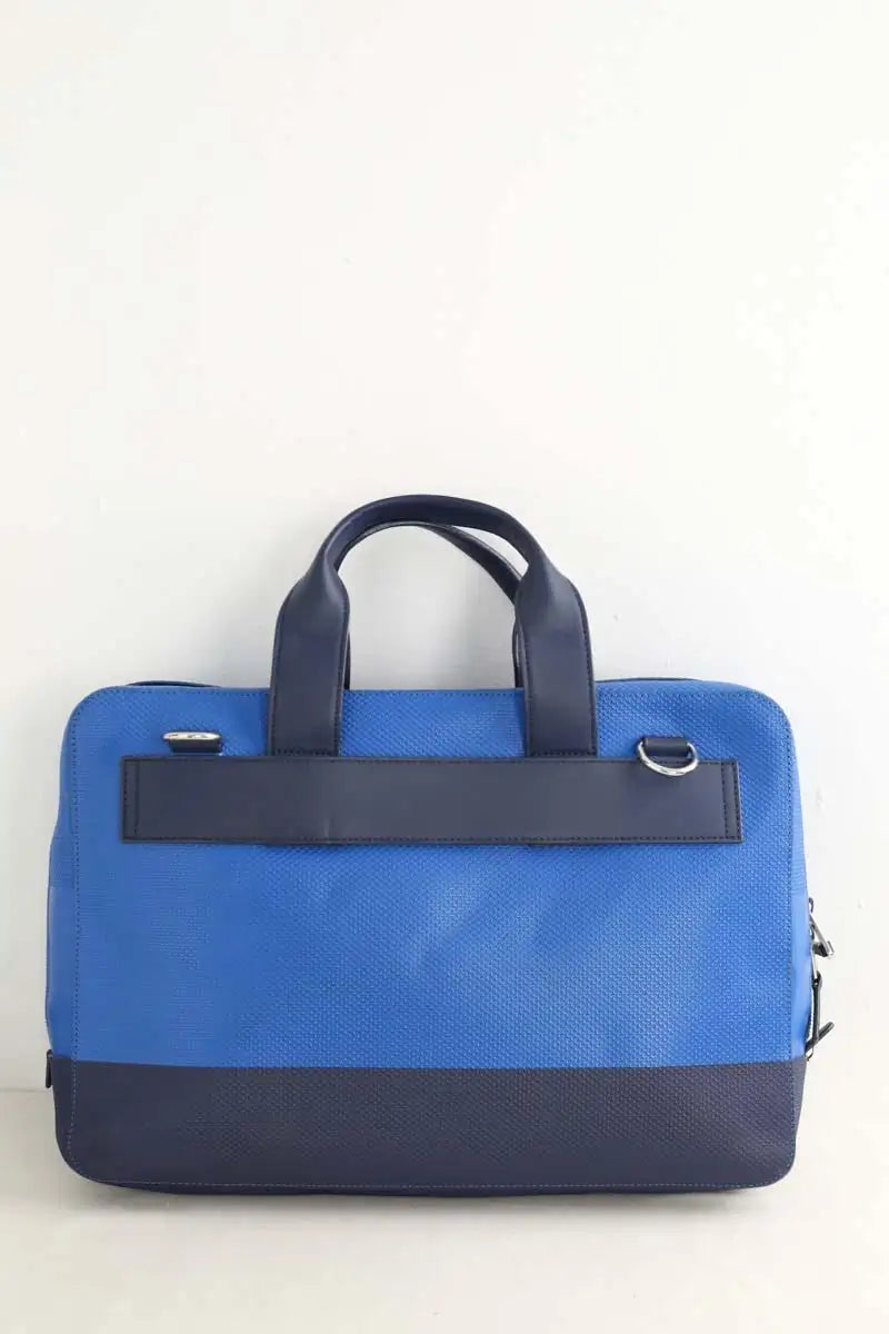 Sacoche Lacoste Bleu en Cuir