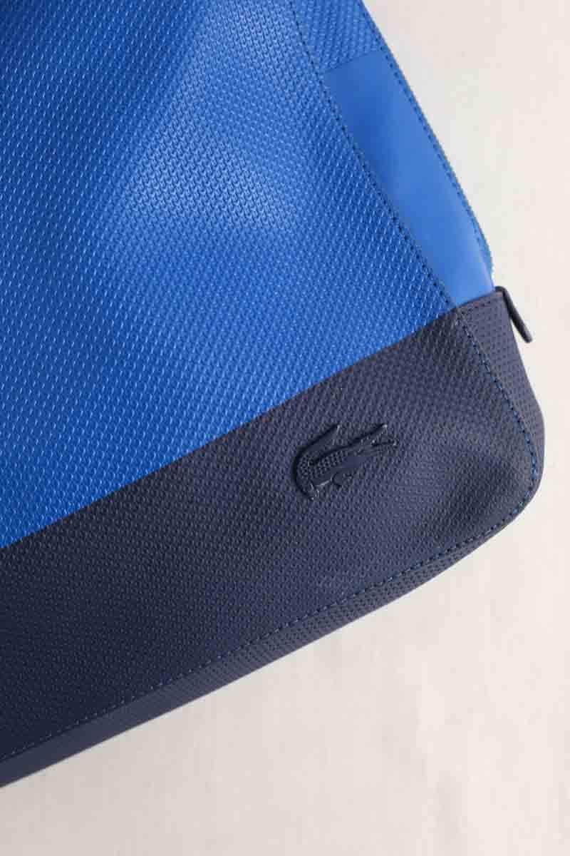 Sacoche Lacoste Bleu en Cuir