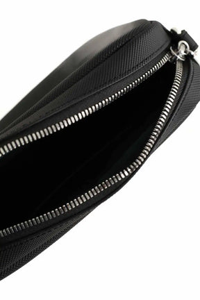 Sacoche Lacoste Noir en Cuir