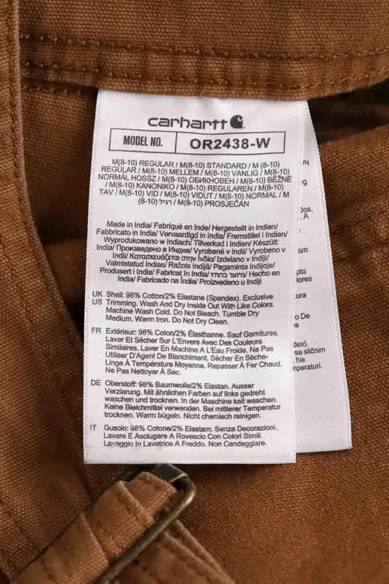 Salopette Carhartt Marron en Coton