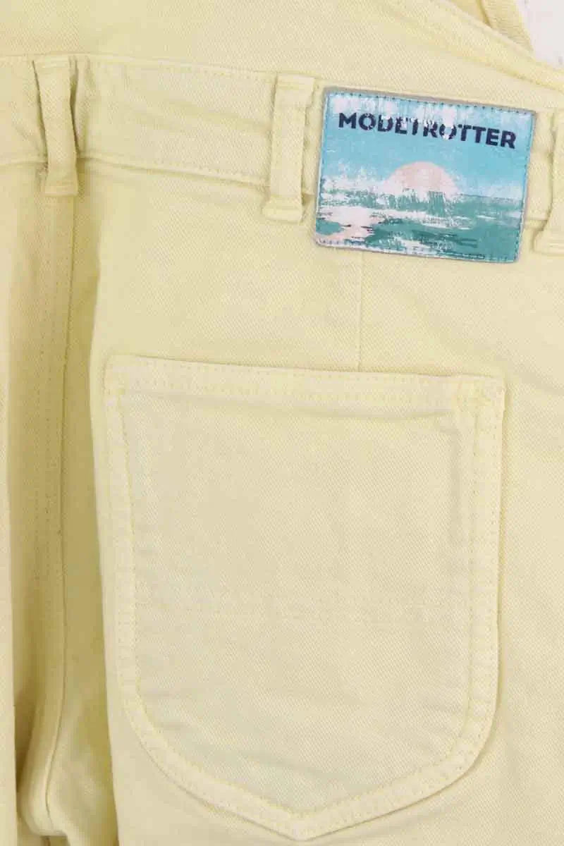 Salopette Modetrotter Jaune en Coton