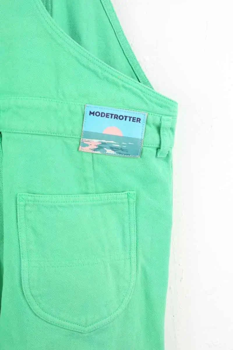 Salopette Modetrotter Romane Vert en Coton