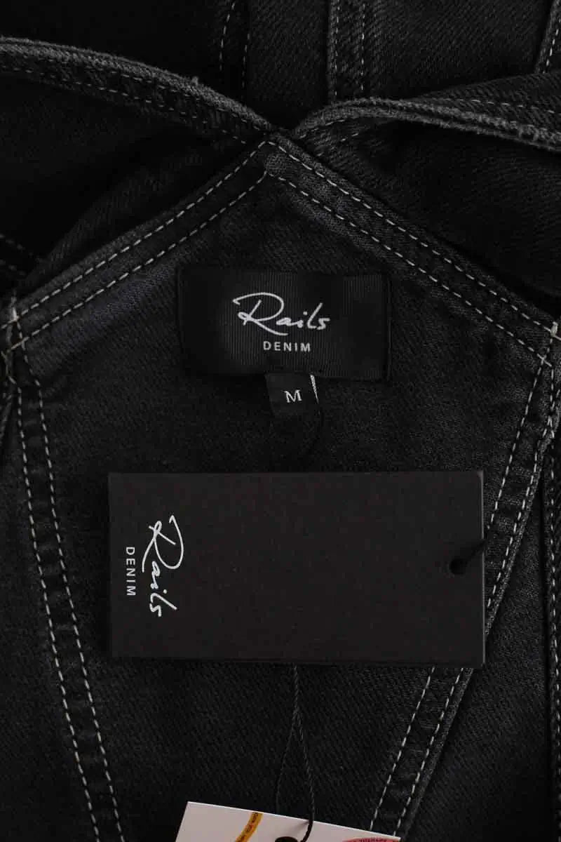 Salopette Rails Noir en Coton