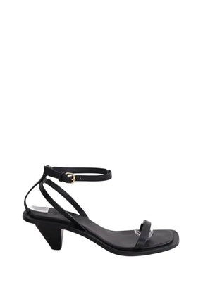 Sandales A.EMERY Noir en Cuir, taille 37 - Seconde Main