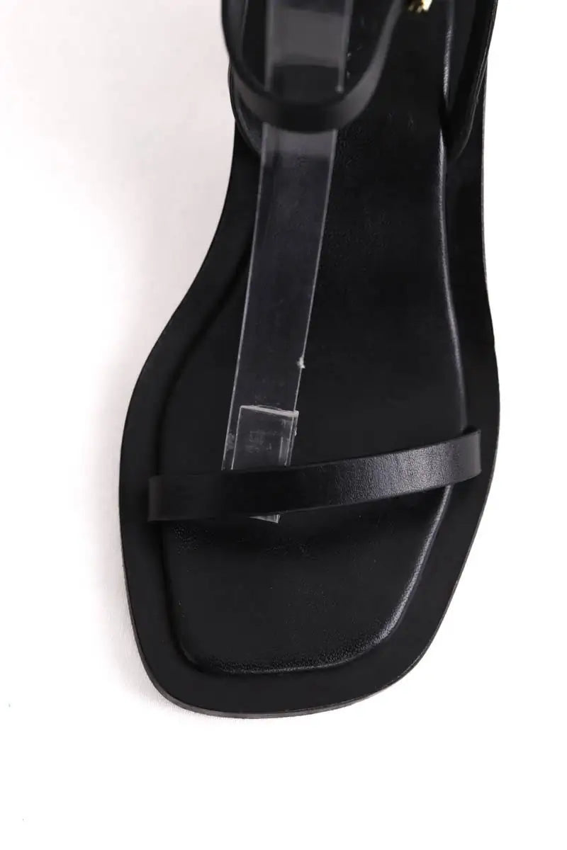 Sandales A.EMERY Noir en Cuir