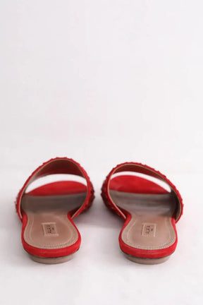Sandales Alaïa Rouge en Cuir