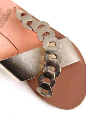 Sandales Ancient Greek Sandals Doré en Cuir