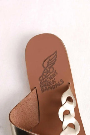 Sandales Ancient Greek Sandals Doré en Cuir