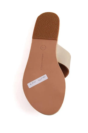 Sandales Ancient Greek Sandals Doré en Cuir