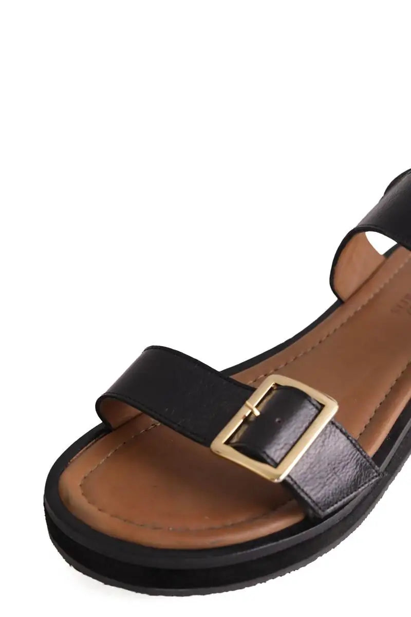 Sandales Anthology Paris Noir en Cuir