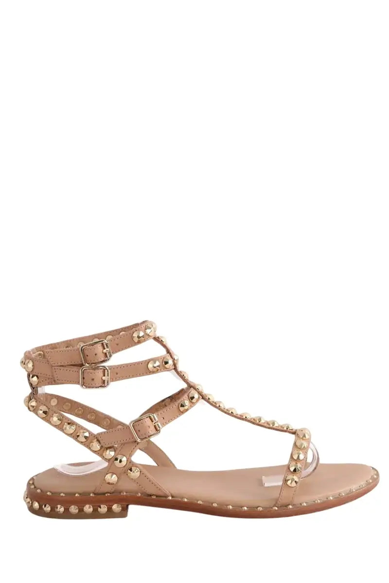 Sandales Ash Plates precious studs Beige en Cuir, taille 39 - Seconde Main
