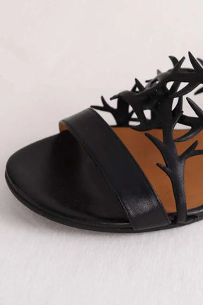 Sandales Balenciaga Thorn Noir en Cuir
