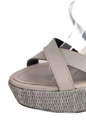 Sandales Barbara Bui Gris en Cuir