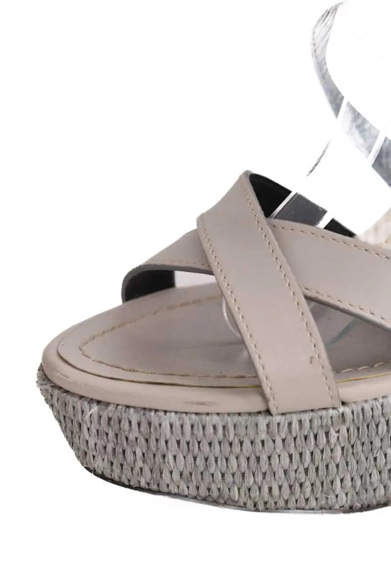 Sandales Barbara Bui Gris en Cuir
