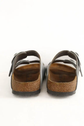 Sandales Birkenstock Argent en Cuir