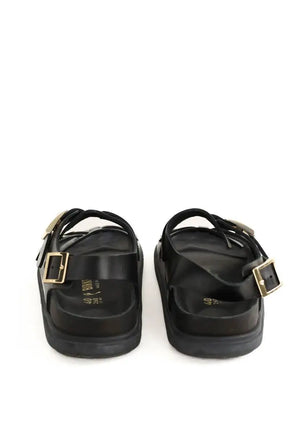 Sandales Birkenstock Noir en Cuir