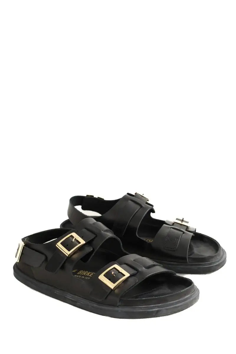 Sandales Birkenstock Noir en Cuir