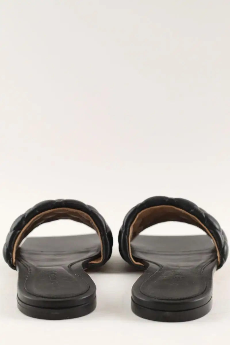 Sandales Bottega Veneta Noir en Cuir