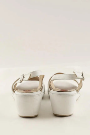 Sandales Carel Blanc en Cuir
