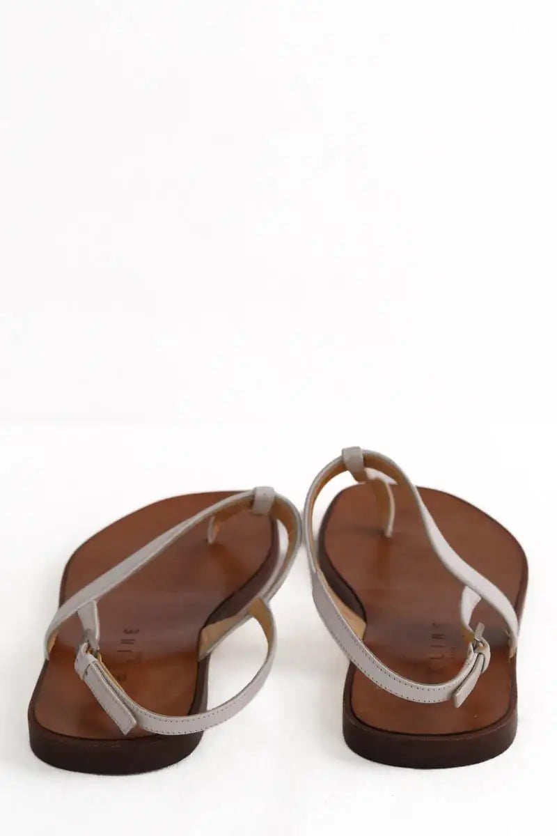 Sandales Celine Blanc en Cuir