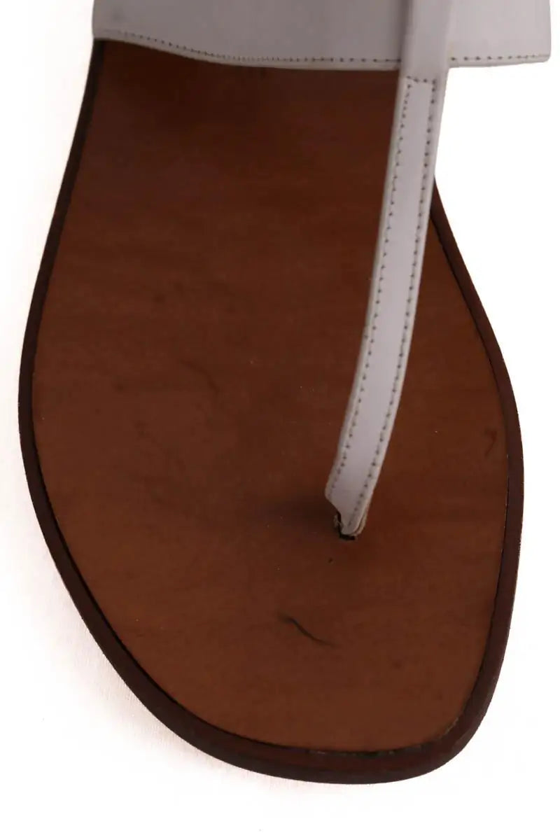 Sandales Celine Blanc en Cuir
