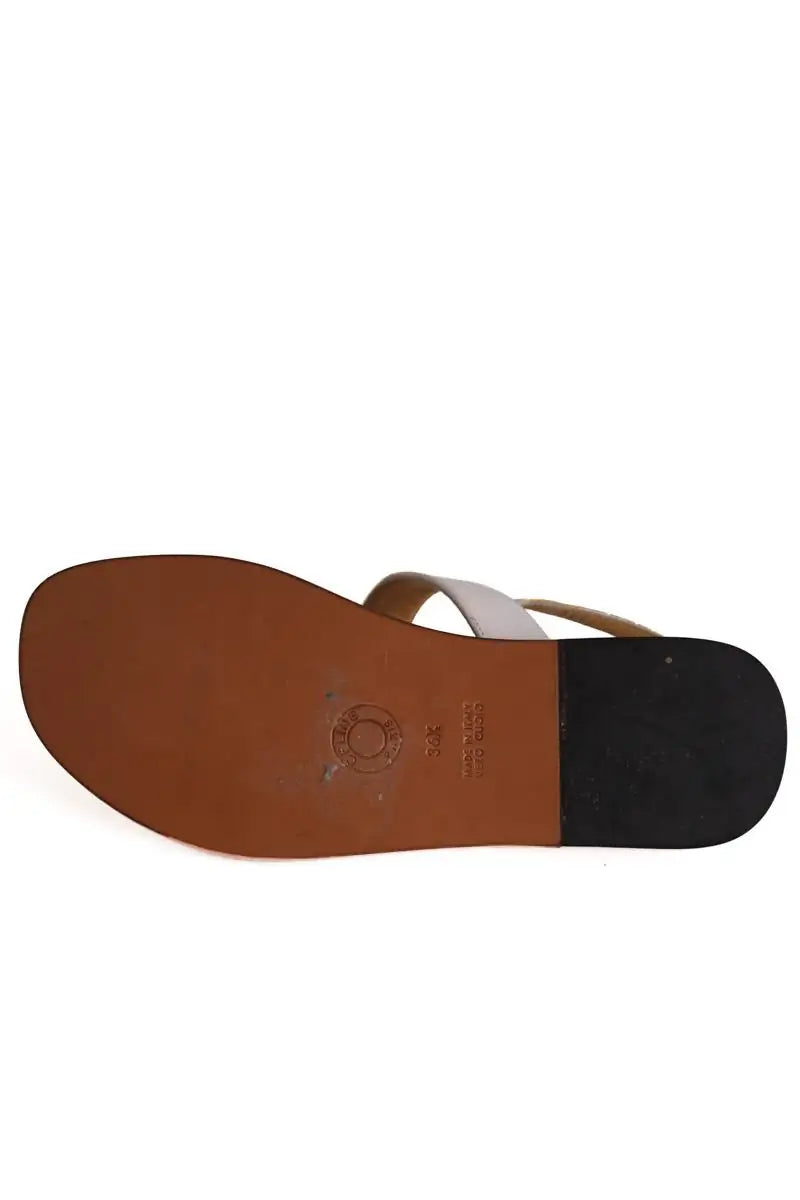 Sandales Celine Blanc en Cuir