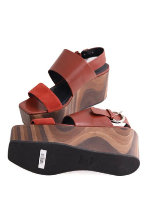 Sandales Celine Marron en Cuir