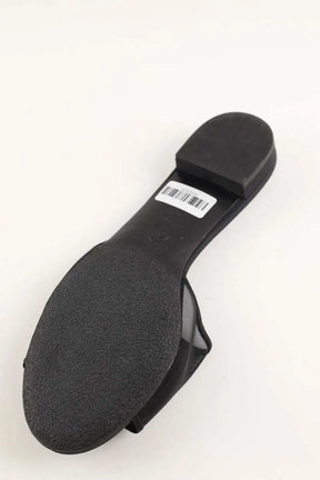 Sandales Chanel Noir en Tissu