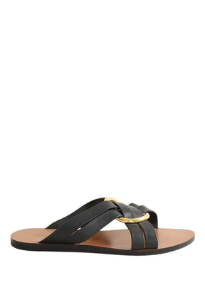 Sandales Chloé Noir en Cuir, taille 37 - Seconde Main