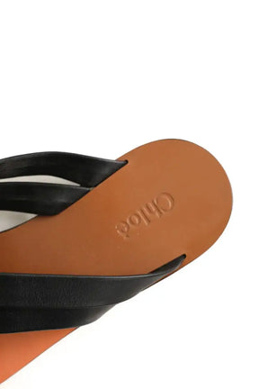 Sandales Chloé Noir en Cuir