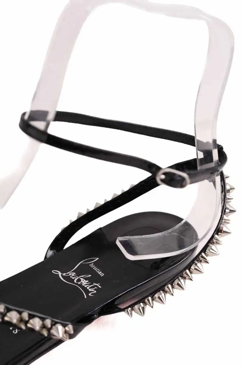 Sandales Christian Louboutin Noir en Cuir verni