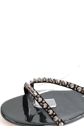 Sandales Christian Louboutin Noir en Cuir verni