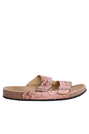Sandales Claris Virot Rose en Cuirs exotiques, taille 40 - Seconde Main
