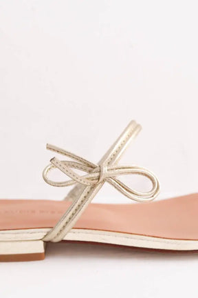 Sandales Claudie Pierlot Doré en Cuir