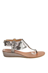 Sandales Coach Argent en Cuir, taille 41 - Seconde Main