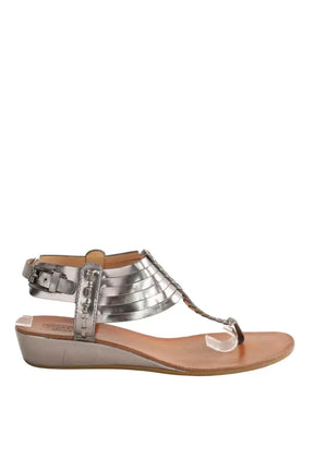 Sandales Coach Argent en Cuir, taille 41 - Seconde Main