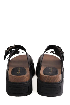 Sandales Dior Diorquake Noir en Cuir