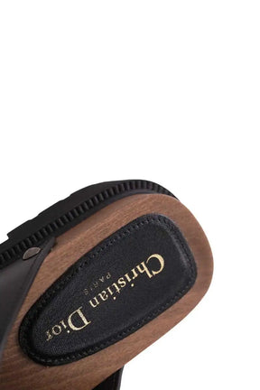 Sandales Dior Diorquake Noir en Cuir