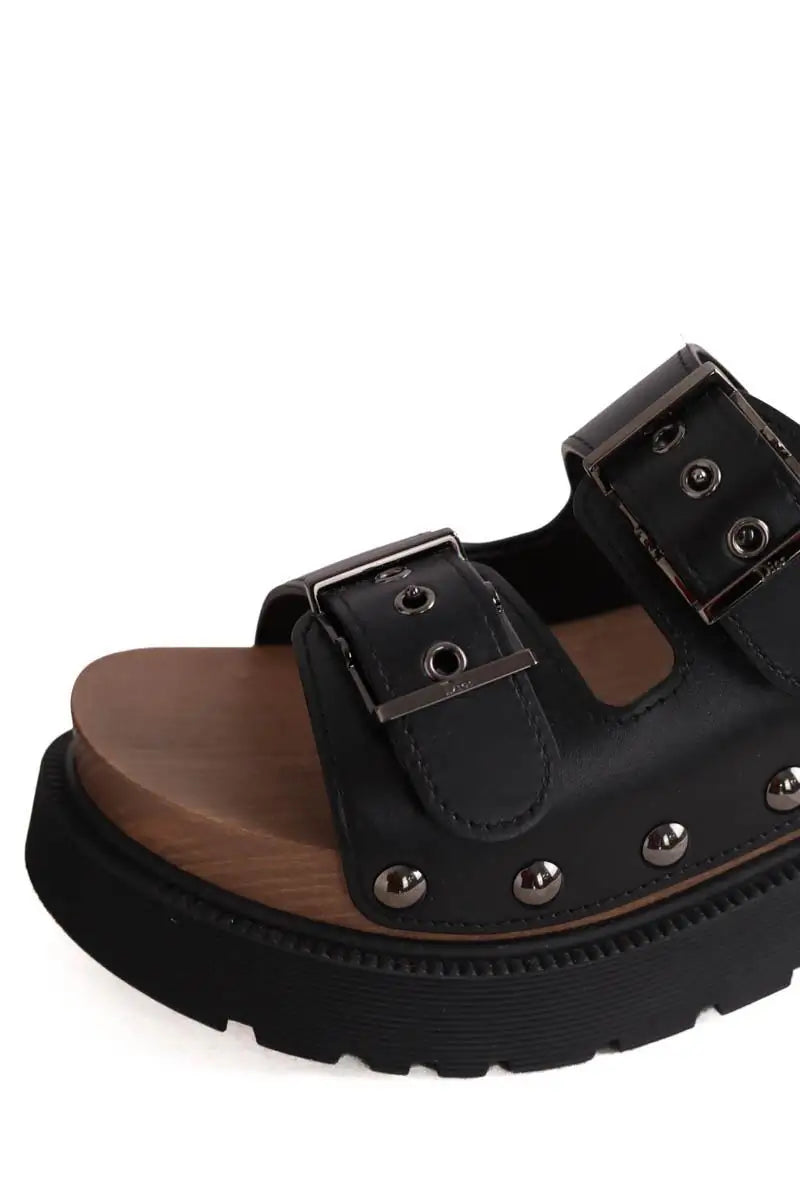 Sandales Dior Diorquake Noir en Cuir