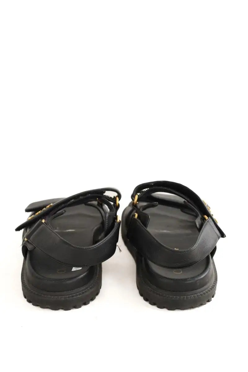 Sandales Dior Noir en Cuir