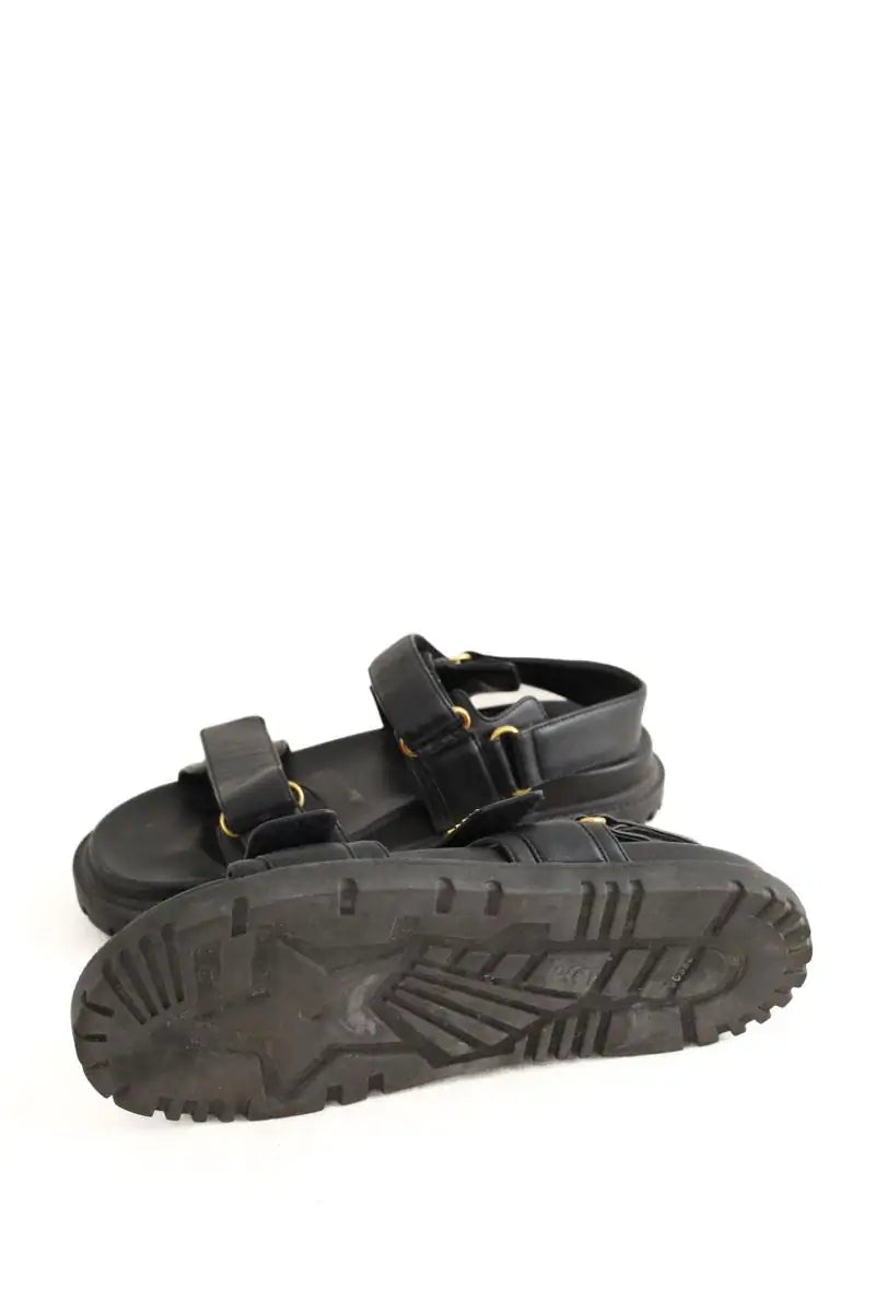 Sandales Dior Noir en Cuir