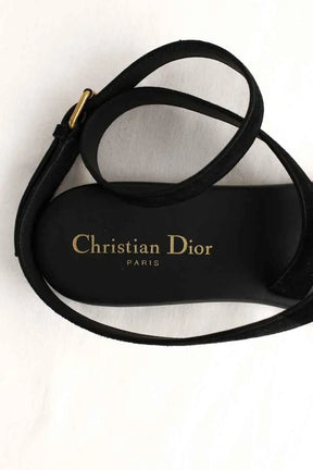 Sandales Dior Noir en Cuir