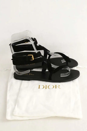 Sandales Dior Noir en Cuir