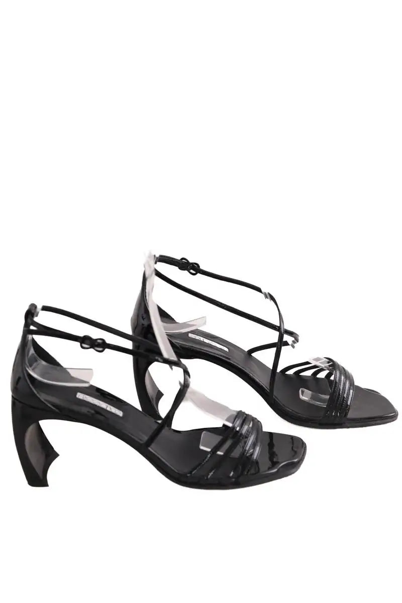 Sandales Free Lance Noir en Cuir